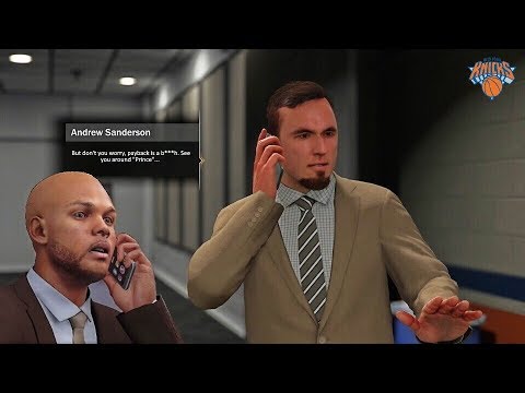 NBA 2K18 PS4 KNICKS MYGM - ANDREW SANDERSON RETURNS, PROMISES TO GET PAYBACK!!! (EP.37)
