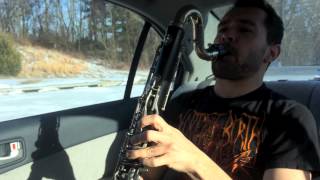Meshuggah - New Millenium Clarinet Christ (cover with improvised solo)