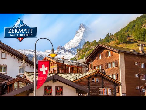 Zermatt, Matterhorn, Switzerland 4K - A Breathtaking Swiss Alpine Paradise - Travel Vlog, 4K Video