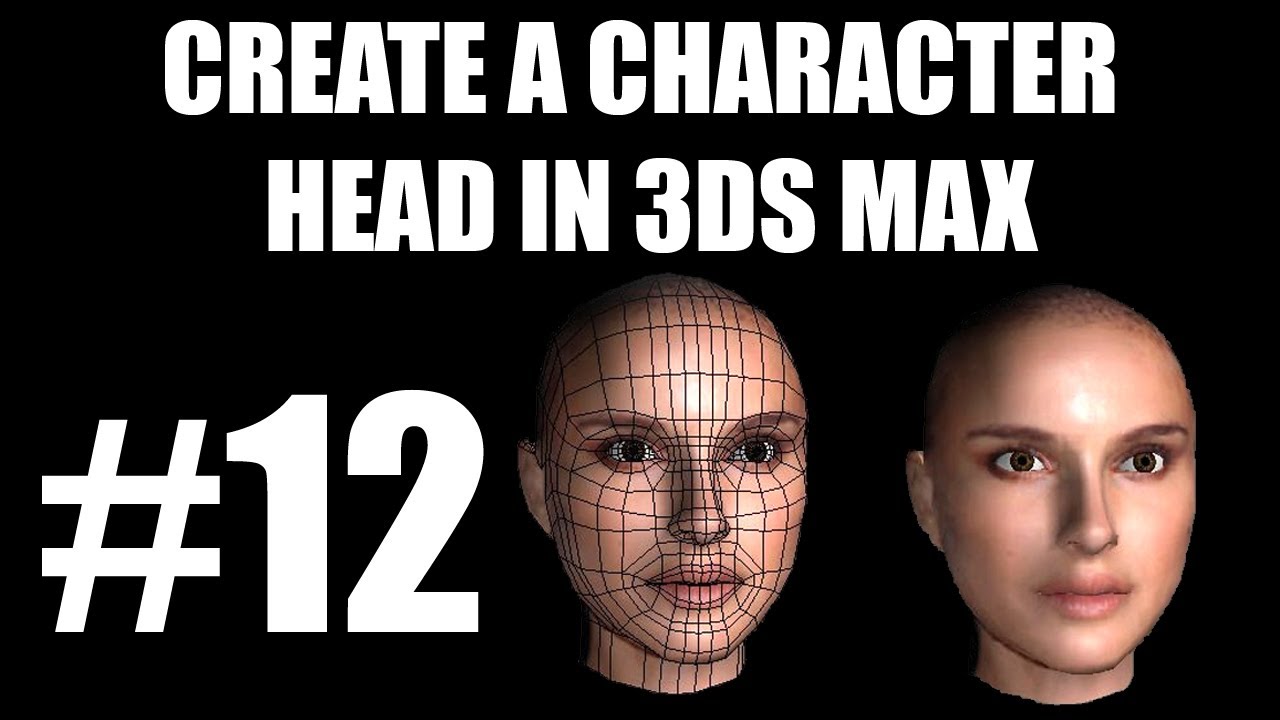 Human Character Head Modelling of Natalie Portman - 3ds Max Tutorial - video 6