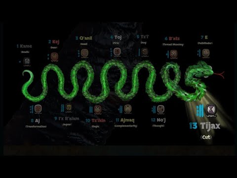 LIVE TRECENA ANALYSIS: 1 Kame (ancestors) - 13 Tijax (cut)