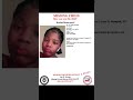 14 YEAR OLD KEZIA BEAUREGARD IS MISSING FROM MEMPHIS TENNESSEE.  HAVE YOU SEEN THIS CHILD??