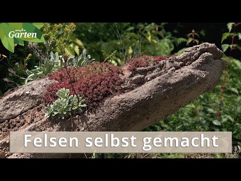 Felsen aus Beton selbst gießen | MDR