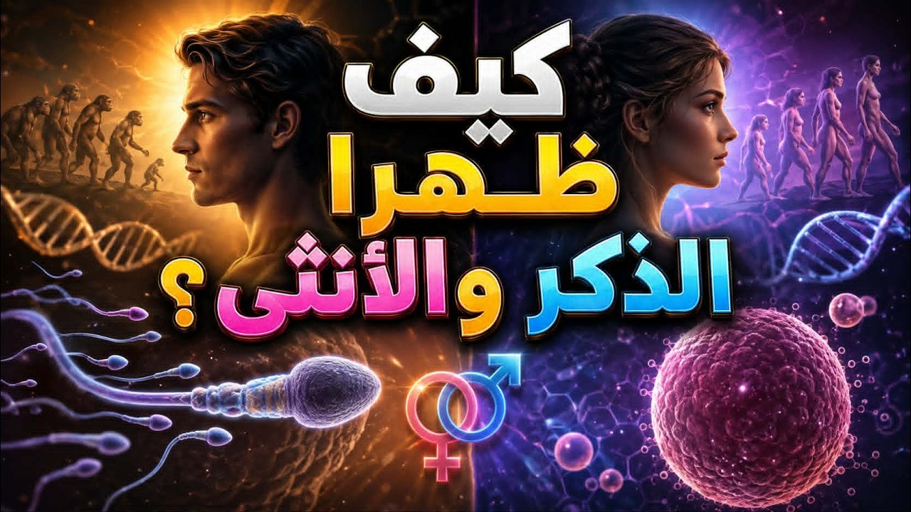 حلقة (200)  سلسلة نظرية التطور | كيف ظهرا الذكر والأنثى؟ من أخبر الحيوان المنوي ?