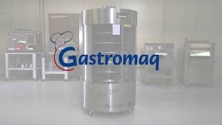 Vídeo de Assador Rotativo Vertical Queimador Central GPaniz ARV100QC Maquina de Assar Frango
