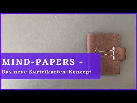 Mind-Papers von X17 - Das neue Karteikarten-Konzept - Review Deutsch