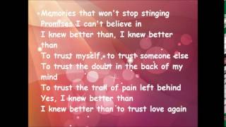 CHRISTINA PERRI Trust lyrics