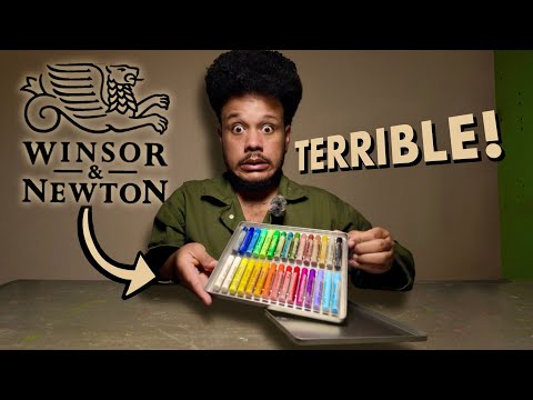 Diese Ölpastelle haben mich umgehauen! Ich habe die Ölpastelle von Winsor & Newton ausprobiert!