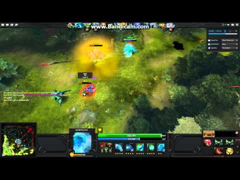 Morphling takes on Pudge and Riki