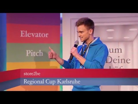 Elevator Pitch BW Karlsruhe, 25.11.2015 - store2be (2. Platz und Publikumsliebling)