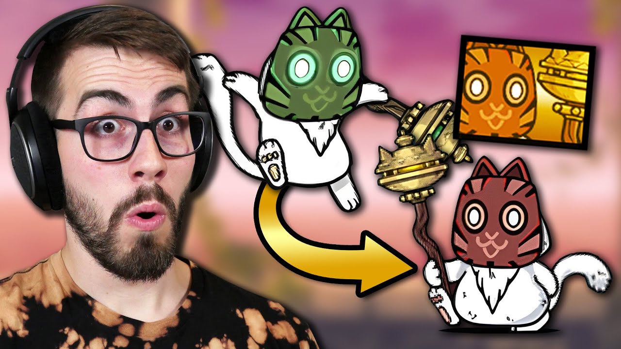 Defeating Masked Grandmaster Cat in Infernal Tower! (Battle Cats)