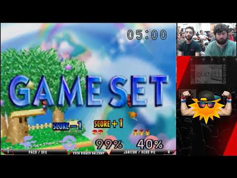Even Bigger Balc (EBB) - Janitor/Hero Pie v DFX/Paco SSB64 - Pools - SSB64