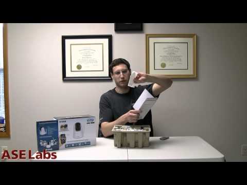 D-Link Wireless PTZ Day/Night IP Camera Unboxing - ASE Labs