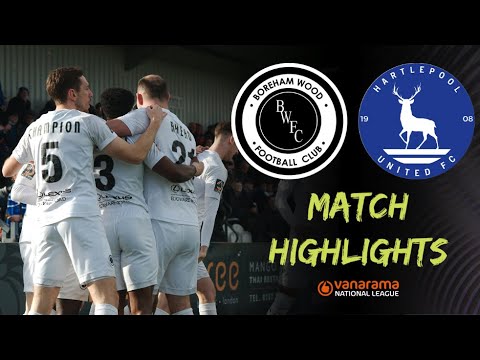 HIGHLIGHTS | Boreham Wood 1-1 Hartlepool United