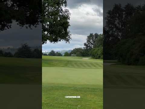 Waited for the Playoff! Swiss Ladies Open! Hole 18 Par 4. Golfpark Holzhäusern, Switzerland #Shorts