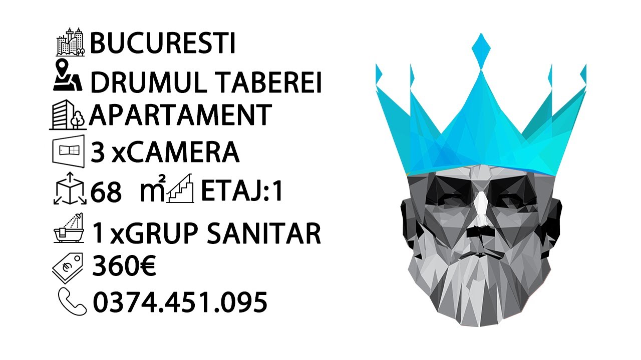 Tur video 3 Camere | Drumul Taberei | Decomandat | Metrou