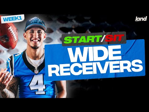 Week 1 Wide Receivers To START and SIT! (every matchup)