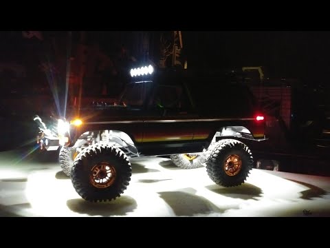 Traxxas TRX4 Bronco,Rock-Light install,with separate On/Off switch