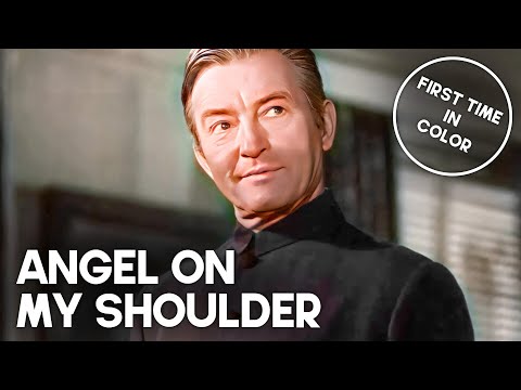 Angel on my Shoulder | COLORIZED | Paul Muni | Old Romantic Film | Adventure