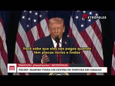 “Maduro tentou imitar minha dança”, diz Donald Trump