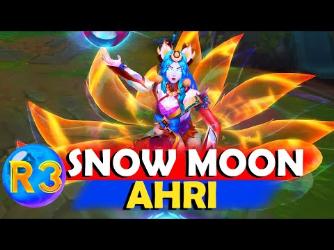 Snow Moon Ahri Chroma Jasper PBE - League of Legends