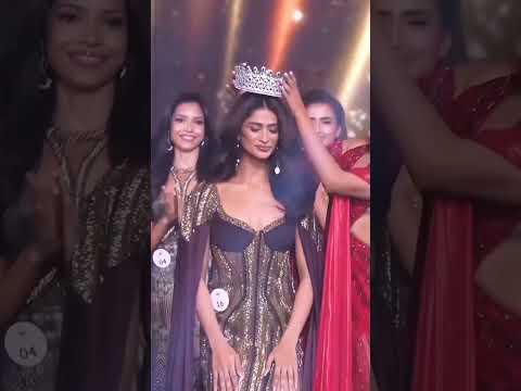 Miss universe india🇮🇳 2023👑 Shweta Sharda😍  #missindia2023 #missuniverse2023 #winner #crown #walk