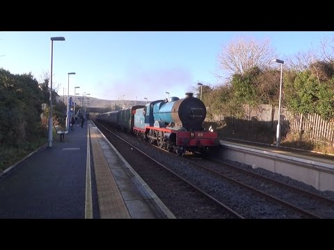 Ex GNR V Class No.85 Merlin - Santa Special - Clipperstown & Downshire 6/12/15
