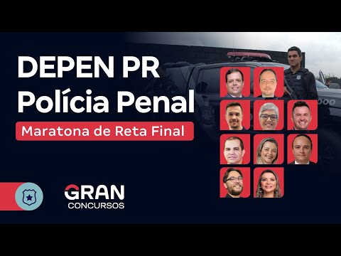 Concurso DEPEN PR - Maratona de Reta Final
