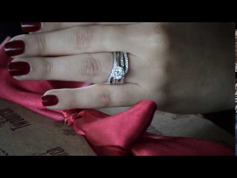 0.44ct. Infinity Bypass Ring Guard - TwoBirch TB-GUARD-0111-WG-G