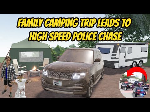 Greenville, Wisc Roblox l *CRAZY* Family RV Camping Trip POLICE CHASE Update Roleplay