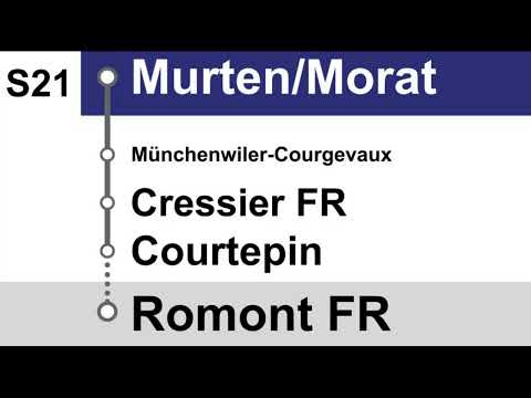 annonces TPF » S21 Murten/Morat terminus et bienvenue à Morat | Travaux | SLBahnen