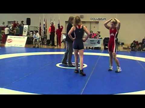 2012 Senior National Championships: 51 kg Stephanie Riopel vs. Diana Ford