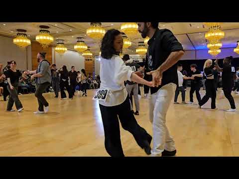 Easter Swing 2025 Adv Semi Finals Jeffrey Huynh and Charity Brain