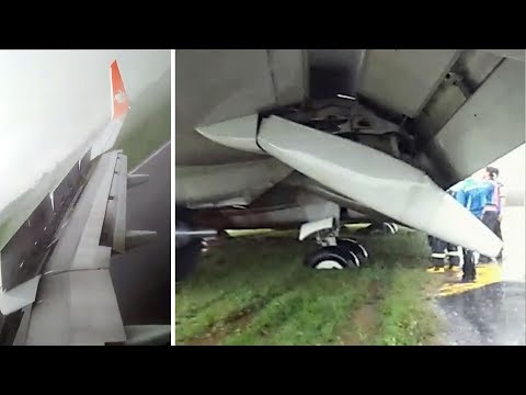 Lion Air - Horror Landung endet im Gras