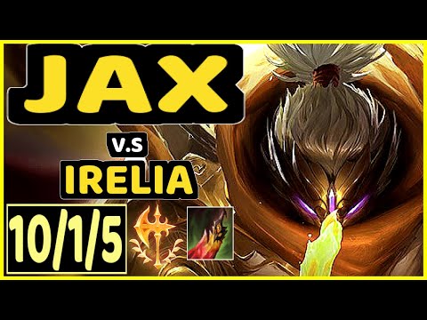 YOPPA (JAX) vs IRELIA - 10/1/5 KDA TOP CHALLENGER GAMEPLAY - EUW