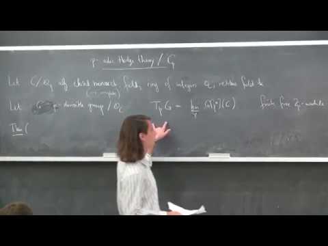Lecture Series: "p-adic Geometry" by Peter Scholze [2014] (lecture 10)
