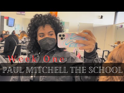 MY FIRST WEEK AT PAUL MITCHELL THE SCHOOL || First...