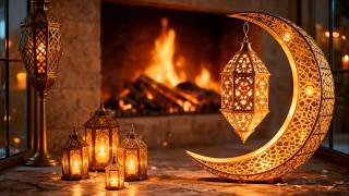 Ramadan Fireplace & Luxurious Islamic Ambience رمضان كريم 🌙 خلفية شاشة رمضان دافئة | TV Art 2026