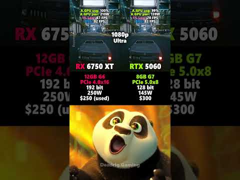 RTX 5060 vs RX 6750 XT #pcgaming #gamingpc #pc