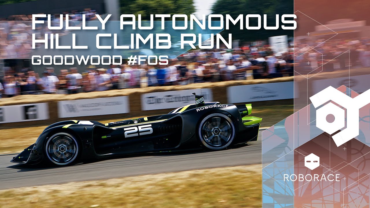How Roborace autonomously conquered the Goodwood Festival of Speed hillclimb - YouTube