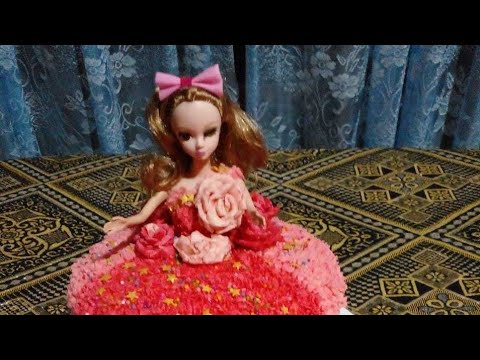 Doll birthday cake #birthday #birthdaycake #cake #pink #pinkcake #princess #girl #10thbirthday