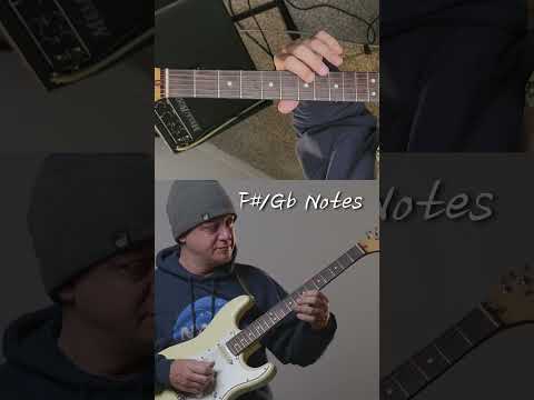 Fretboard Mapping F#/Gb notes