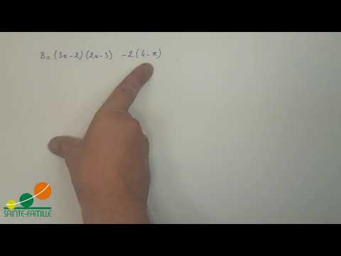 Développer une expression en utilisant la double distributivité