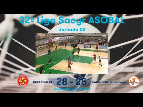 32ª Liga Sacyr ASOBAL J02: Bada Huesca - Bathco BM. Torrelavega 28-25