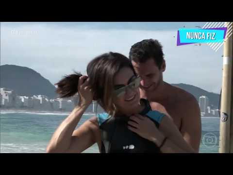 Meeting with Fátima Bernardes 01/01/2019 - Fátima faces the sea after six months of classes.