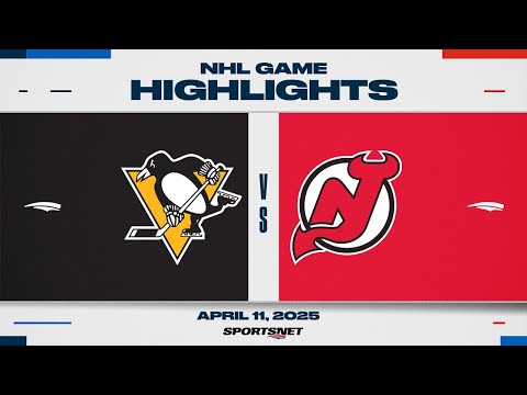 NHL Highlights | Penguins vs. Devils - April 11, 2025