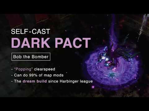 Self-Cast Dark Pact is back to "POP" everything ~ *my dream build since harbinger league haha