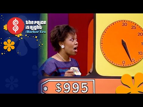 Contestant Easily Conquers CLOCK GAME to Win Amazing Prize Package! - The Price Is Right 1984