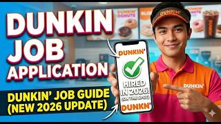 Dunkin' Job Application Guide New 2026 Update