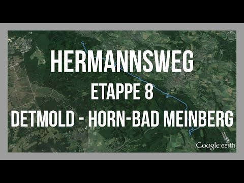 Etappe 08 - Detmold - Horn-Bad Meinberg | Hermannsweg | GPS-Track